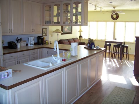 Upstairs Kitchen View From Door