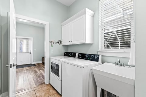 laundry room and pet area