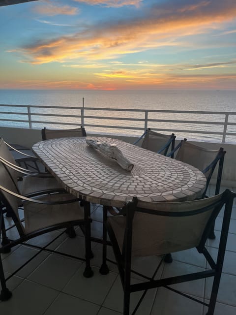 Enjoy sunsets on one of the largest lanais in the building