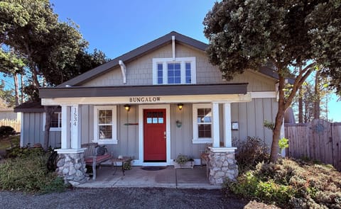 Front door of Pine View Bungalow