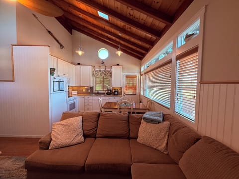 View from front door to back door