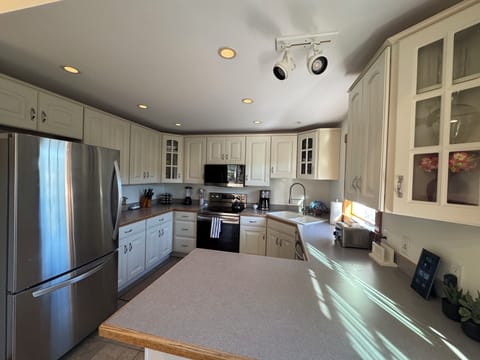 Kitchen with new LG appliances