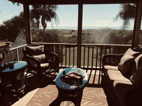 Come relax on our screened-in porch and enjoy the view!