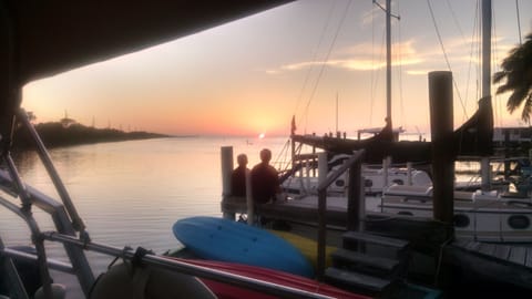 Sunset from the docks