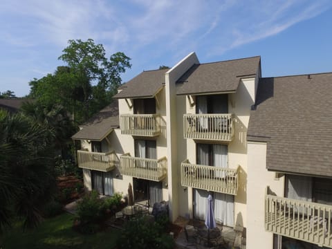 Three story townhome- The separate floors provide additional privacy for guests.