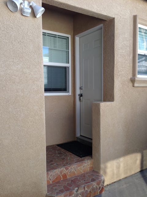 Private front door entrance to your unit on the side of the house!