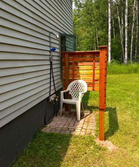 Wash the sand and your troubles away with the outdoor shower