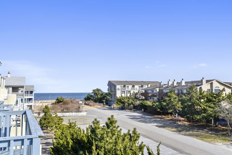 Clear ocean views. Steps to the beach!