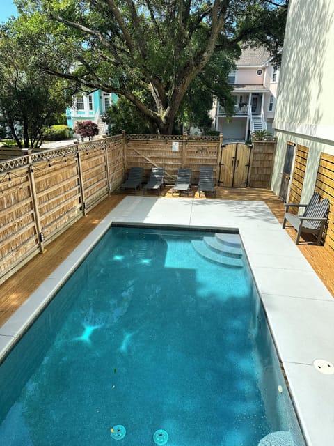 View from the middle deck. Perfect place to watch the kids in the shade.