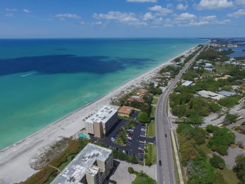 Beach front...toes in the sand view!