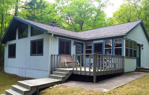 Lake side of the house