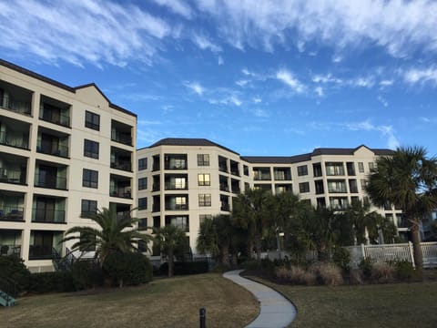 Poolside View of Building