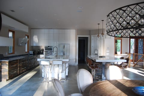 Kitchen has plenty of counter space and everything you could need!