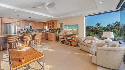 Wide angle view of main living area