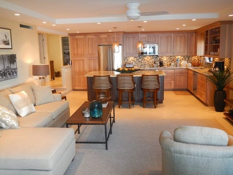 View from the lanai back towards the kitchen area