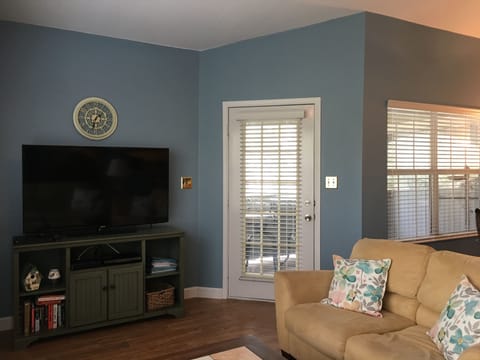 Living room with flat screen TV
