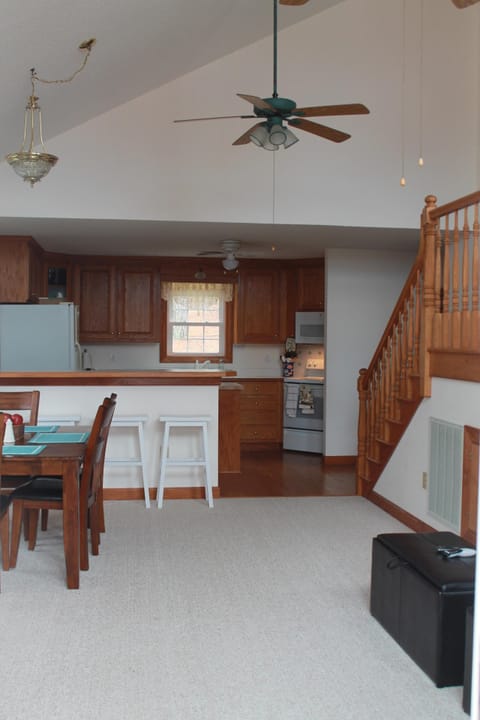 Through Family Room into Kitchen