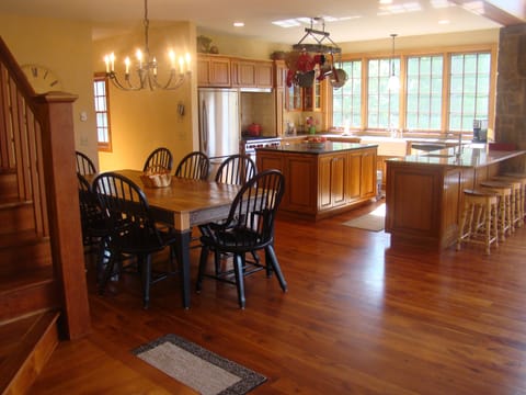 Large open kitchen