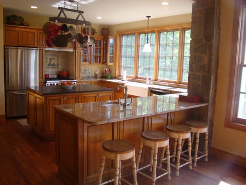 Large open kitchen