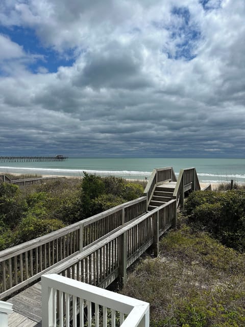 Private walkway to beach