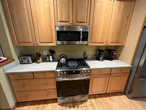 Kitchen - newly renovated counter tops and appliances 