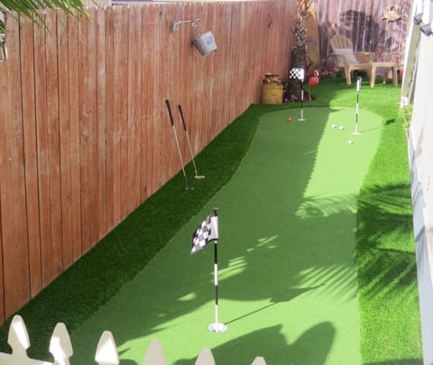 Golf clubs and golf balls included.  Just add players!