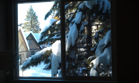 The cozy upstairs bedroom