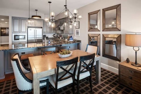 Dining area for meals and games