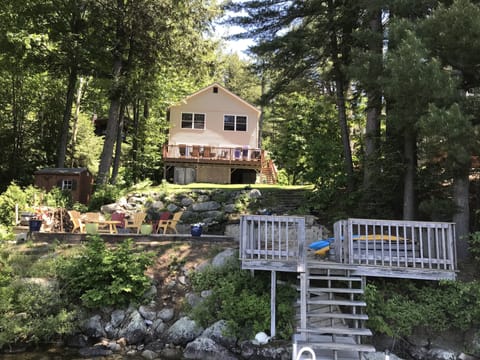 View of the house from the dock
