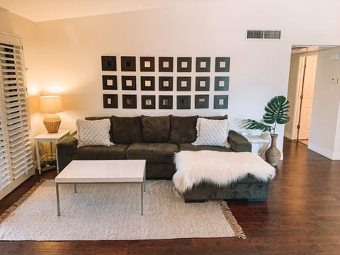 Open Concept Living + Dining + Kitchen With Sliders to 1 of 2 Patios 