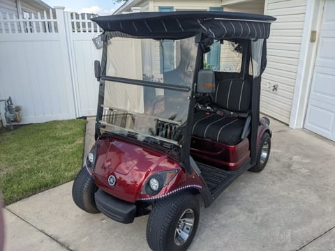 Yamaha gas cart to travel around The Villages.
