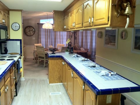 Kitchen view from main entrance.