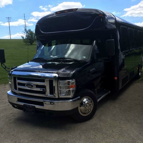 Available for rental is our 24 passenger bus.