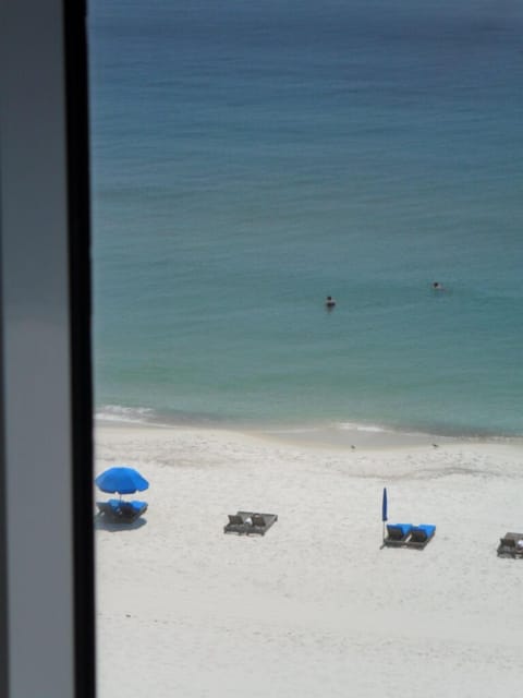 Bring your own beach towel, umbrella and chair - or rent a double padded lounge