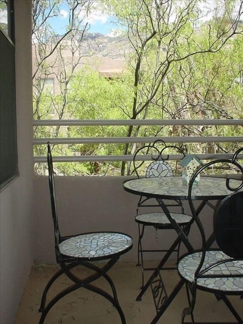 Mountain view from the private balcony