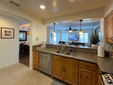 Enjoy the game while you prep dinner.