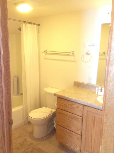upstairs loft bathroom
