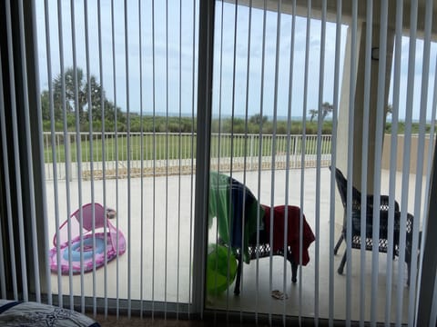 View from master bedroom to ocean. 