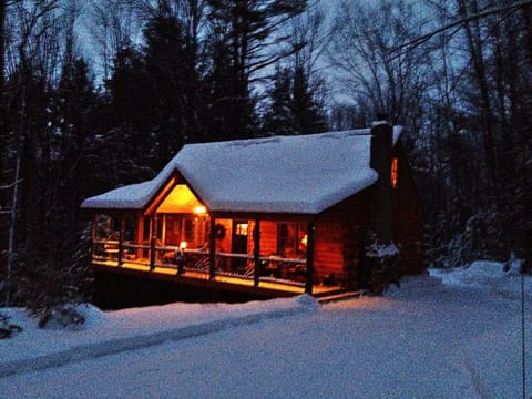 A cozy winter's night.