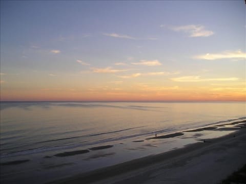 Sunrise and Sunset on the Beach from the Balcony