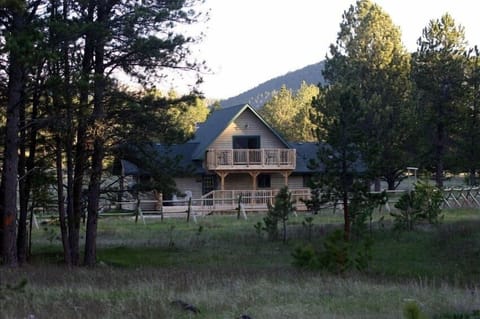 Back of house from the National Forest 