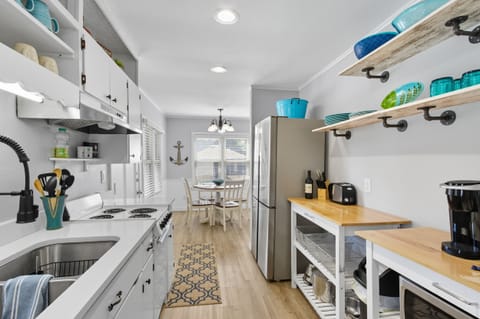 Updated kitchen with vintage character