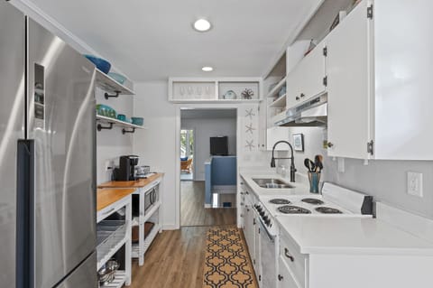 Updated kitchen with vintage character