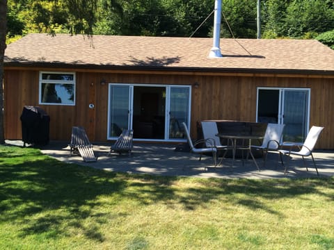 Cottage exterior as seen from the waterfront
