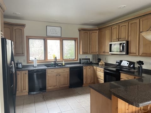 Open concept kitchen