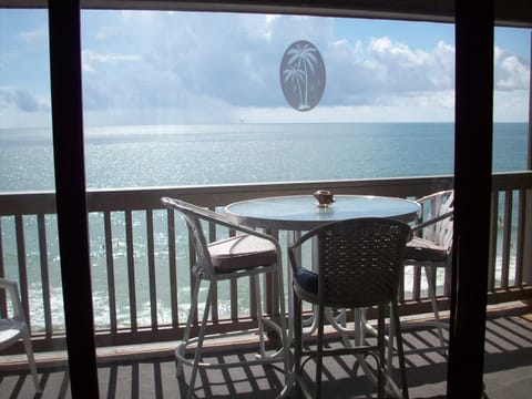 Gorgeous ocean view from the living room.