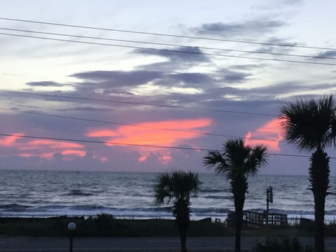 Sunrise from balcony