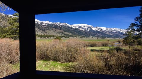  Teton Mountain and Snake River Ranch view from  private deck