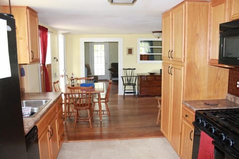 Look from the kitchen through to the living room.