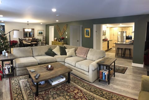 Huge main living area.  Super cozy and well stocked.
